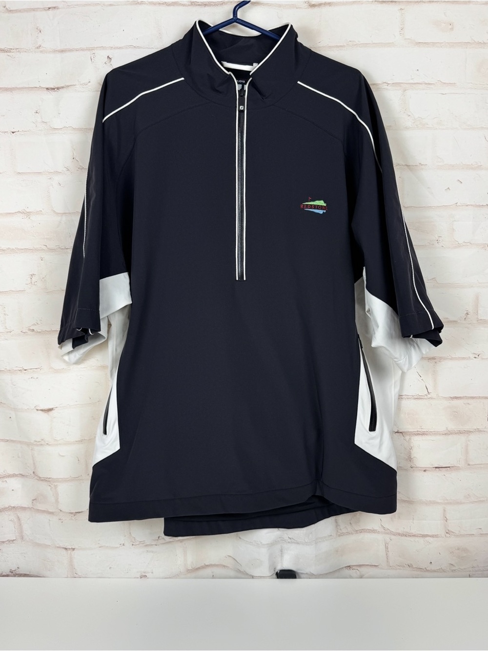 Footjoy FJ 1/2 Zip Tour Collection Short Sleeve Rain Jacket Size XL
